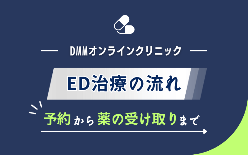 DMMオンラインクリニック　ED治療　流れ　予約薬の受け取り